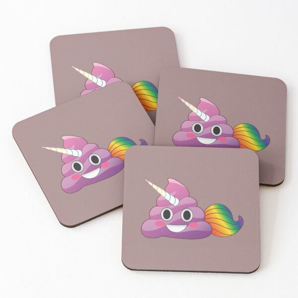Item preview, Cute Magical Unicorn Poop with Rainbow Tail designed and sold by AlidaThea.
