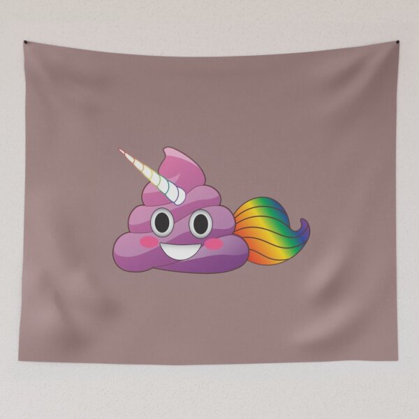 Item preview, Cute Magical Unicorn Poop with Rainbow Tail designed and sold by AlidaThea.