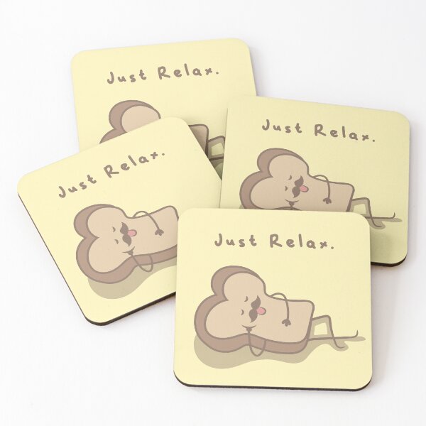 Item preview, Just Relax Mr. Bread Doodle designed and sold by midoridreams7.