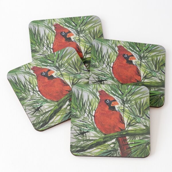 Item preview, Cardinal Bird Painting designed and sold by KVELKY.