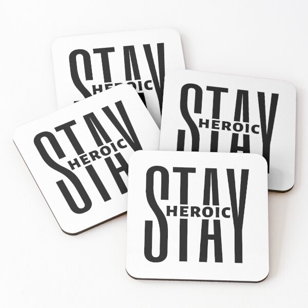 Item preview, Stay Heroic| Motivational Quote | Inspirational Quote designed and sold by Marigoldkey.