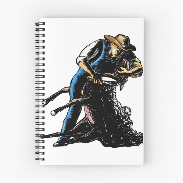 Item preview, Sheep Shearer Shearing Sheep Scratchboard designed and sold by patrimonio.