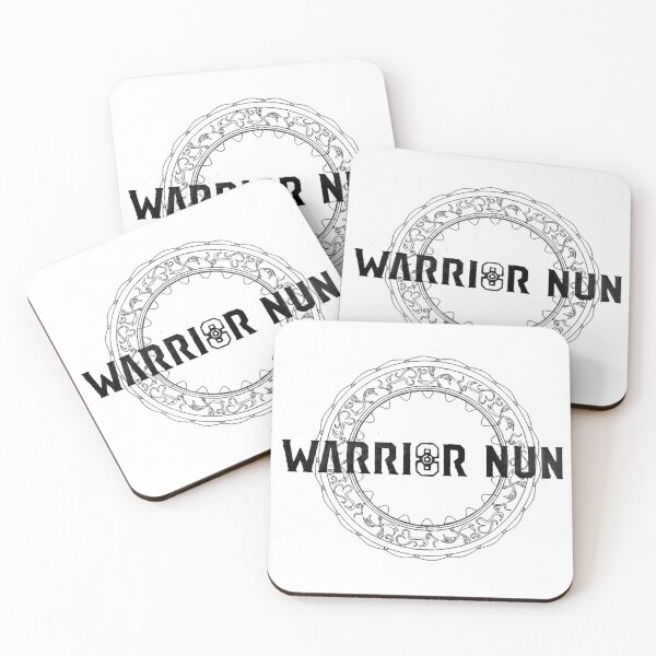 Item preview, Warrior Nun Halo Lettering - Black Version designed and sold by Aemeth.