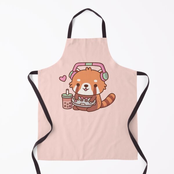 Item preview, Cute Red Panda Loves Playing Video Games designed and sold by rustydoodle.