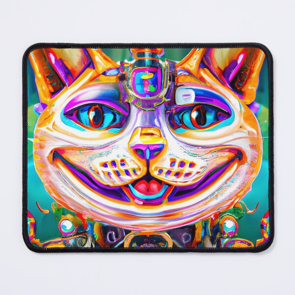 Item preview, Kosmic Kitty (3) - Trippy Psychedelic Cat designed and sold by TheThirdEye.