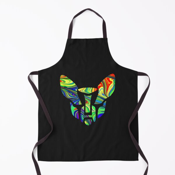 Item preview, CyberFox without text - the cyber fox in psychedelic colors with raised ears designed and sold by Kminos.