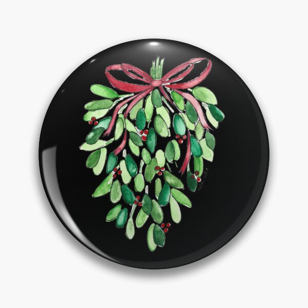 Item preview, Mistletoe Watercolor designed and sold by IsabellaUphaus.