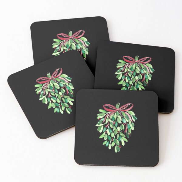 Item preview, Mistletoe Watercolor designed and sold by IsabellaUphaus.