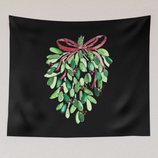 Item preview, Mistletoe Watercolor designed and sold by IsabellaUphaus.