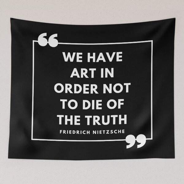 Artikelvorschau, Friedrich Nietzsche-Zitat entworfen und verkauft von The-Quote-House.