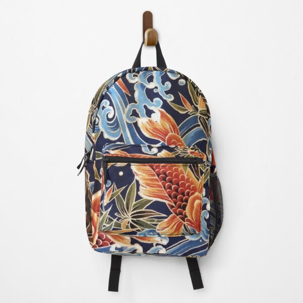 Item preview, Traditional Japanese Kimono Yukata Koi Fish Pattern designed and sold by PatternMama.