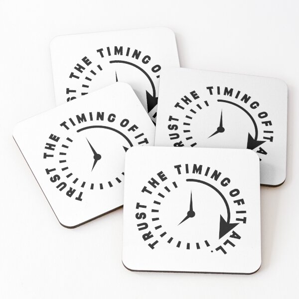 Item preview, Trust the timing of it all - Time and clock designed and sold by Stixdesigns.