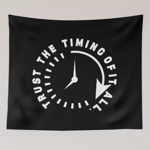 Item preview, Trust the timing of it all - Time and clock designed and sold by Stixdesigns.
