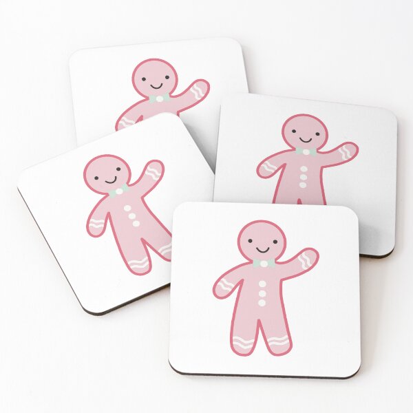 Item preview, Pink Gingerbread Man designed and sold by Slepowronski.