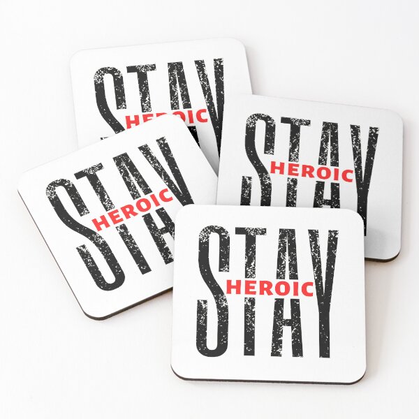 Item preview, Stay Heroic| Motivational Quote | Inspirational Quote designed and sold by Marigoldkey.