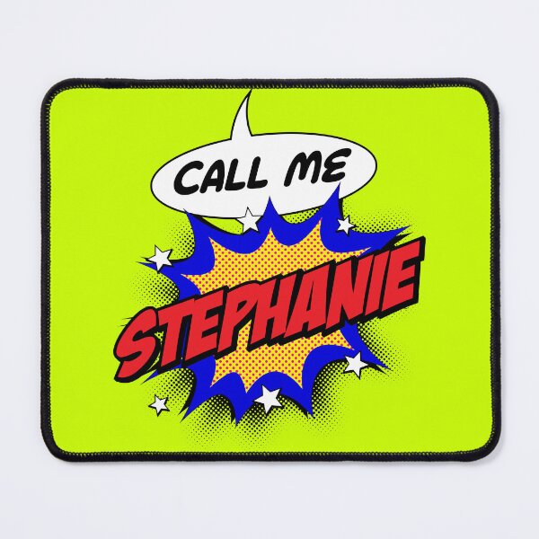 Item preview, Personalised Call Me Stephanie Pop Art Comic Design designed and sold by CandOCreative.