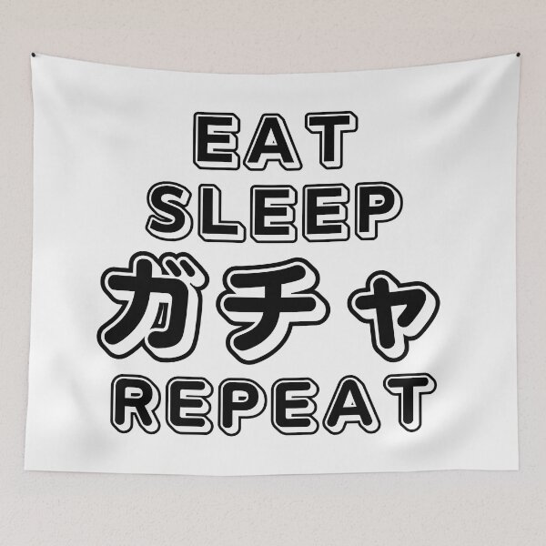 Item preview, Eat Sleep Gacha Repeat, gacha, Anime, Anime squad, Anime team : For Anime lover Ver. Jp designed and sold by MokonoKokoro.