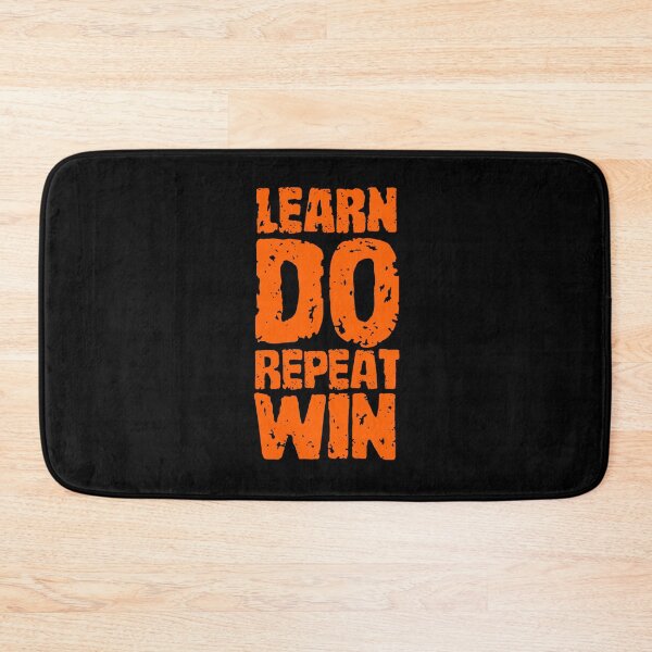 Item preview, Learn Do Repeat Win Motivational quote designed and sold by Giovanni-c.