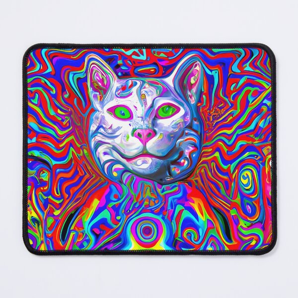 Item preview, Kosmic Kitty (4) - Trippy Psychedelic Cat designed and sold by TheThirdEye.
