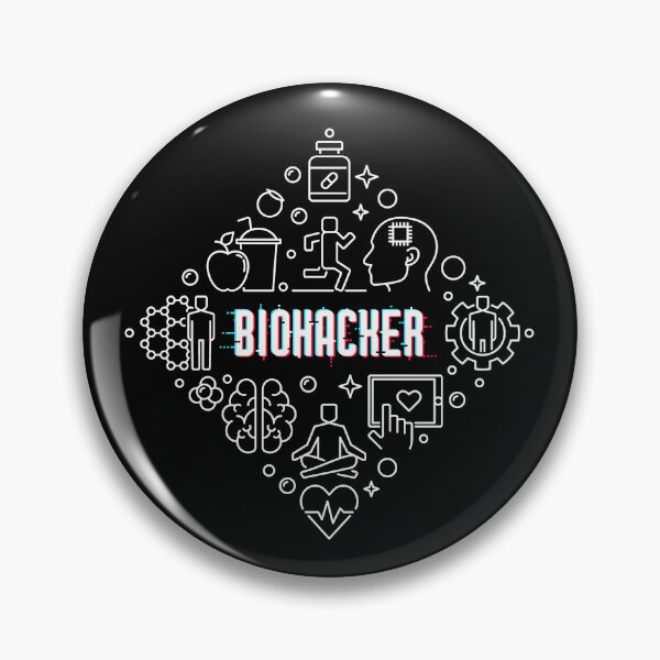 Item preview, Biohacker Glitch - I Love Biohacking and Biotechnology for Biohackers designed and sold by venomousvector.