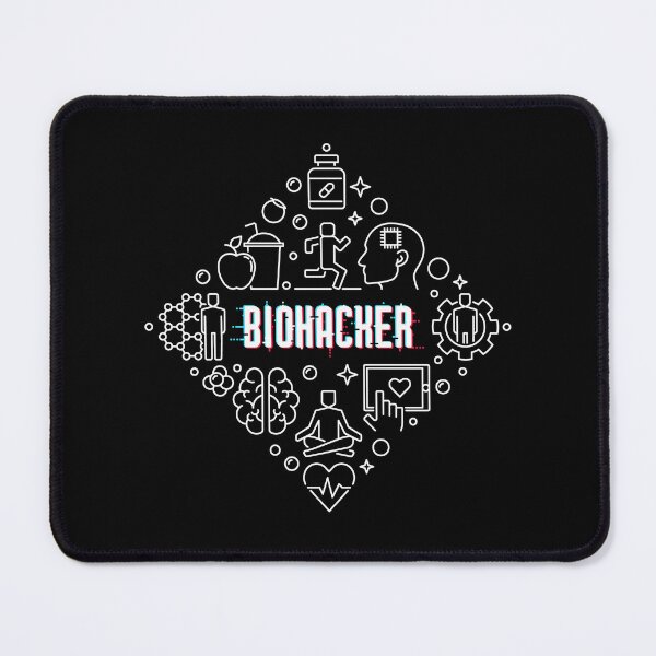 Item preview, Biohacker Glitch - I Love Biohacking and Biotechnology for Biohackers designed and sold by venomousvector.