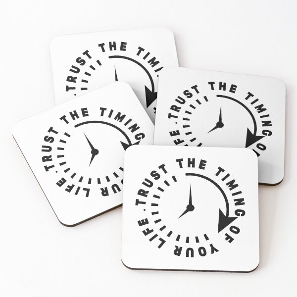 Item preview, Trust the timing of your life - Time and clock designed and sold by Stixdesigns.