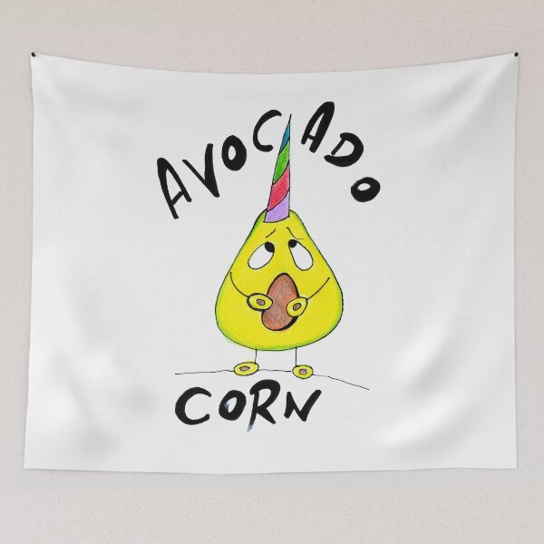 Item preview, Avocado Unicorn Fruit Magical Fantasy Art Gift designed and sold by HighArtDesigns.