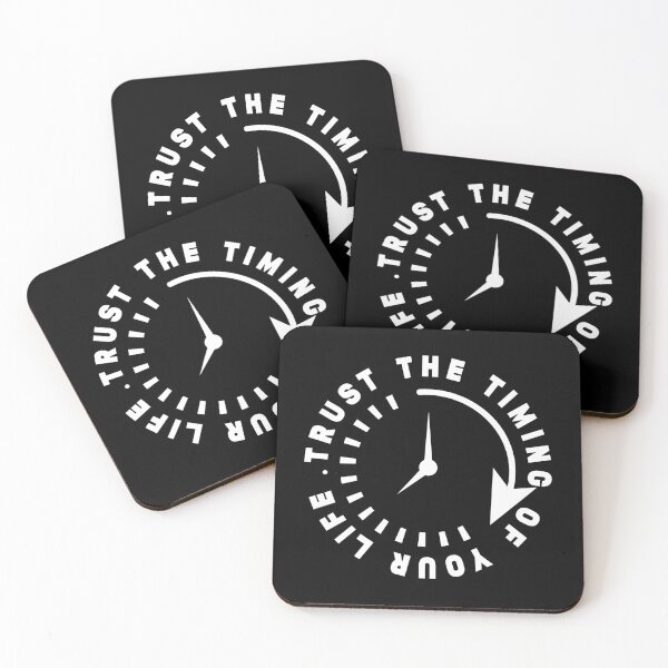 Item preview, Trust the timing of your life - Time and clock designed and sold by Stixdesigns.