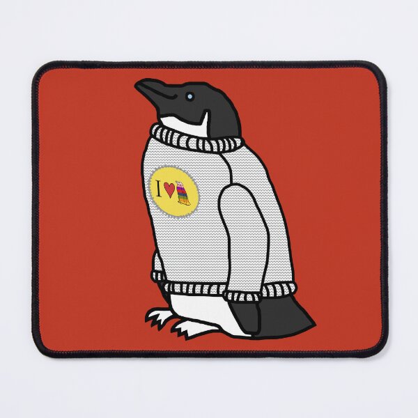 Item preview, Penguin Wearing a Cozy Sweater designed and sold by ellenhenry.
