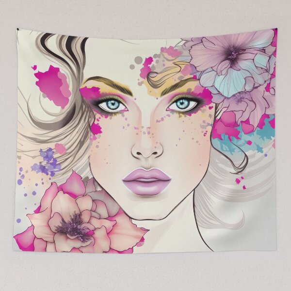 Item preview, Woman With Flowers In Her Hair  designed and sold by The boys.