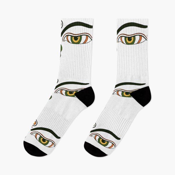 Item preview, EYES OF BUDDHA-green and orange designed and sold by BEATRIZ ABAITUA.