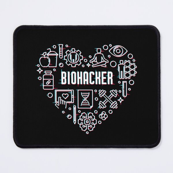 Item preview, Biohacker Heart - I Love Biohacking and Biotech Glitch Design designed and sold by venomousvector.