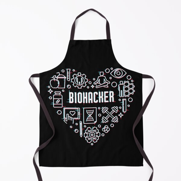 Item preview, Biohacker Heart - I Love Biohacking and Biotech Glitch Design designed and sold by venomousvector.