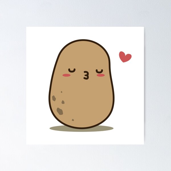 Kawaii Potato Cute Sticker - Kawaii potato Cute So cute - Discover & Share  GIFs