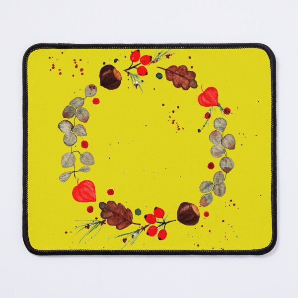 Item preview, Christmas greetings with a Christmas wreath designed and sold by Cacatuart.