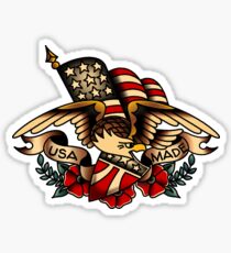 USA Made Patriotic Eagle Sticker