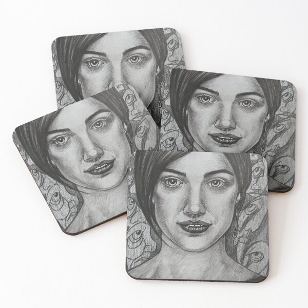 Item preview, Portrait of an unknown woman with penumbra of faces designed and sold by crowleyronan123.
