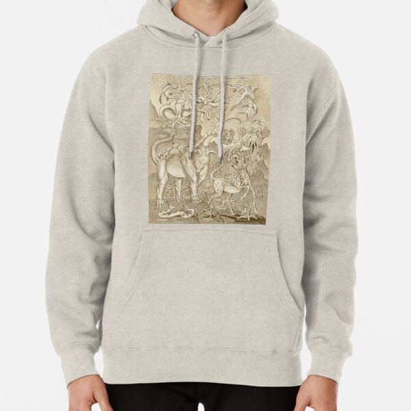 Bestiary of Strange Fauna of Lemuria Pullover Hoodie