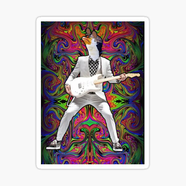 Trey Goose with Background Sticker