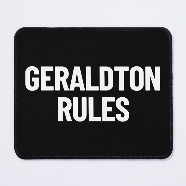 Item preview, Geraldton Rules Western Australia Australia Capital City designed and sold by Legit Hooligan.