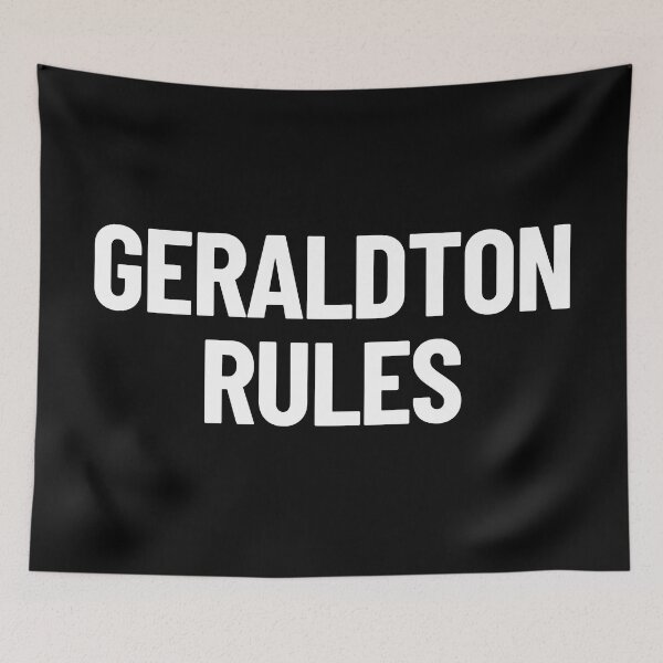 Item preview, Geraldton Rules Western Australia Australia Capital City designed and sold by Legit Hooligan.