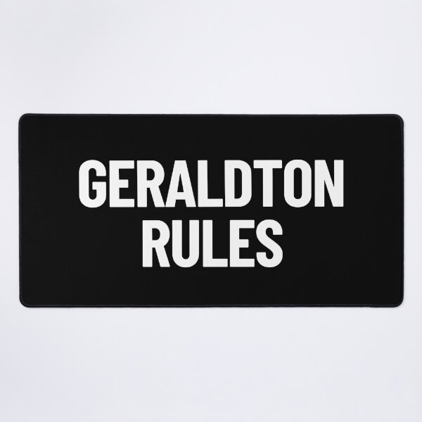 Item preview, Geraldton Rules Western Australia Australia Capital City designed and sold by Legit Hooligan.