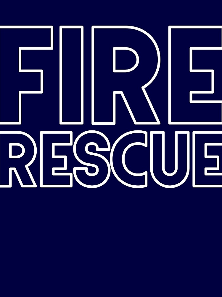Thumbnail 3 von 3, Tuch, Fire Rescue On Back Fire Department Fireman Firefighter Gear designt und verkauft von DynamicDesign.