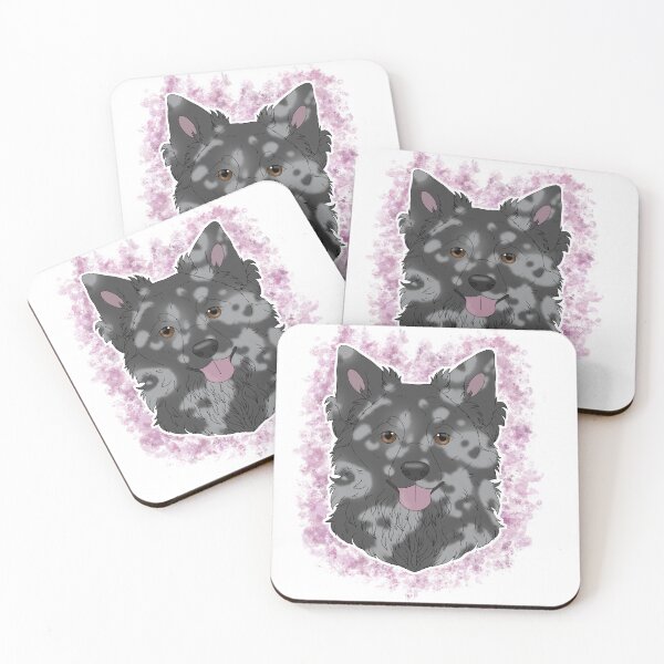 Item preview, Mudi - Merle Watercolour designed and sold by Cynthiaetal.