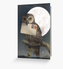 Owl Post Greeting Card