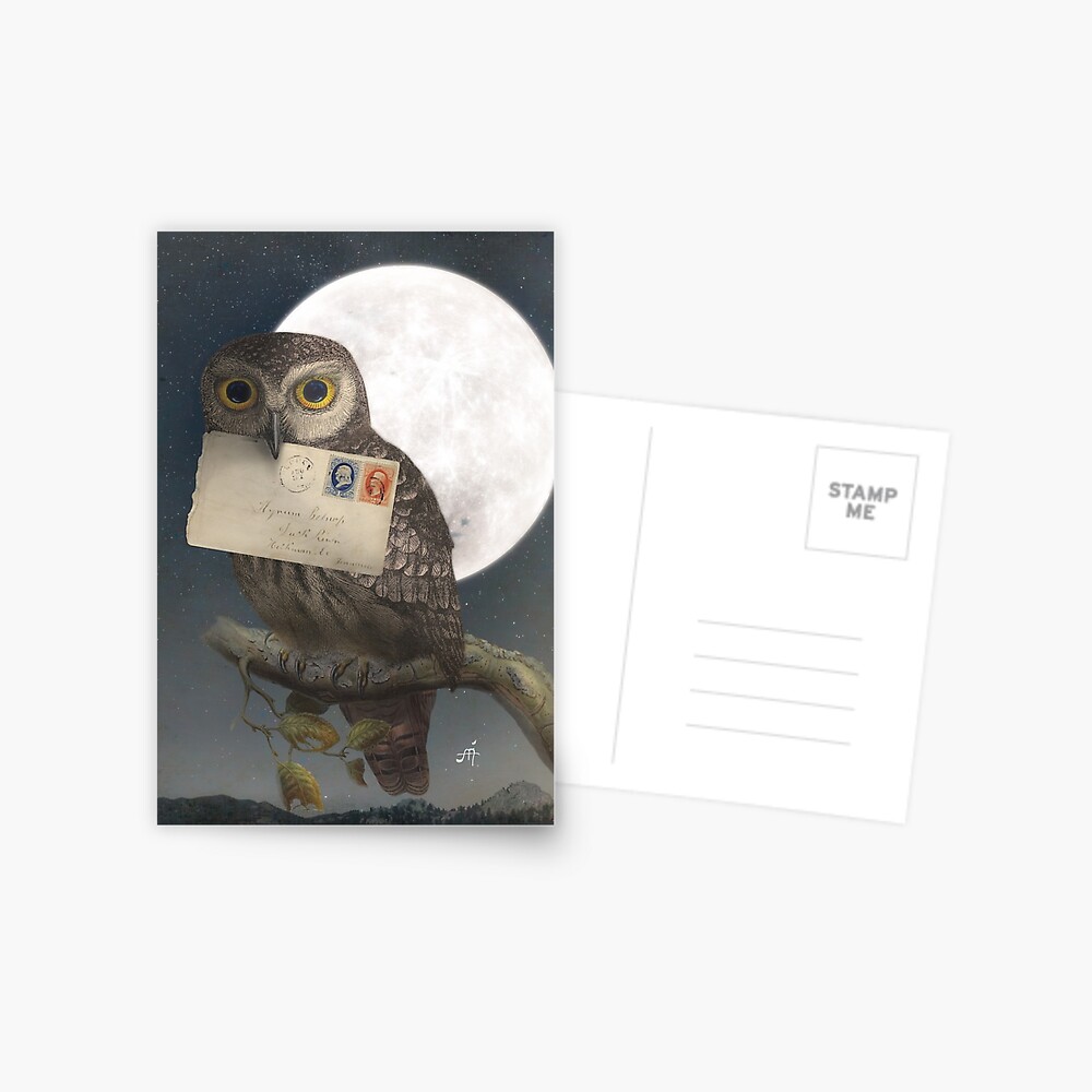 Owl Post Postcard