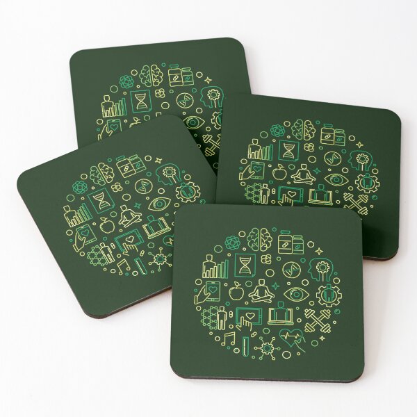 Item preview, Biohacker - Biohacking and Biotech Green Colored Round Design for Biohackers designed and sold by venomousvector.