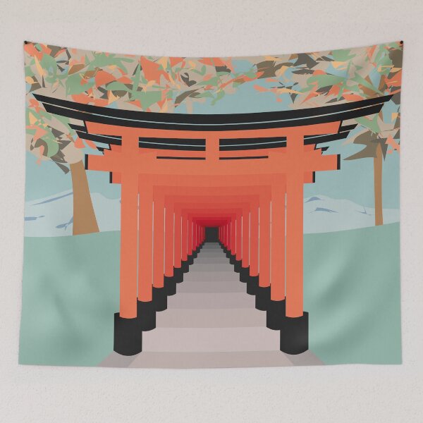 Item preview, Torii Gates, Kyoto, Japan designed and sold by Lyman Creative Co..