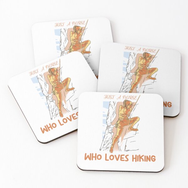 Item preview, Just A Nurse Who Loves Hiking designed and sold by justu-.