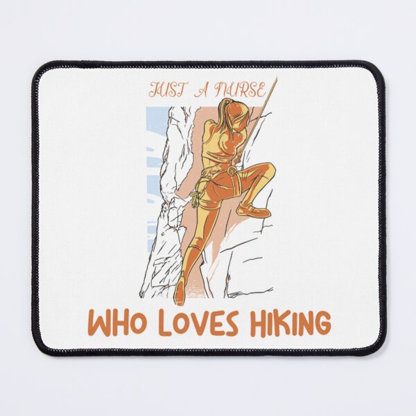 Item preview, Just A Nurse Who Loves Hiking designed and sold by justu-.